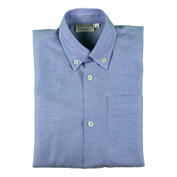 Camicia in cotone con colletto button down e manica lunga - Lui & Lei