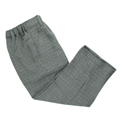 Pantalone cotone flanellato con passanti ed elastico in vita - PettiRosso