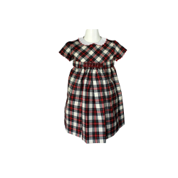 Vestito in lana con punto smock - Les enfants de Gisele