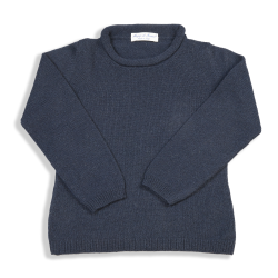 Pullover/Girocollo cashmere con profili a ricciolo - Magia di Nonna