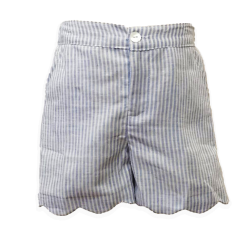 Shorts in lino con vita regolabile - Les enfants de Gisele