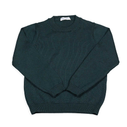 MAGIA DI NONNA-Pullover a girocollo lana merinos